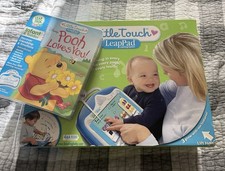 Vintage Leapfrog Little Touch Leap Pad Learning System with Pooh Book New In Box