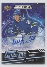 2022-23 Upper Deck Credentials Highly Anticipated Nils Aman #HA-32 Auto 1h81