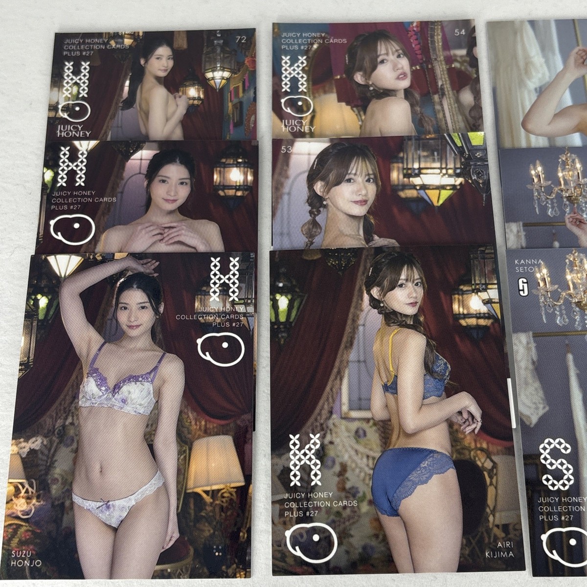 Juicy Honey Plus 27 Base Card Set of 12 JAV Japanese Adult Idol