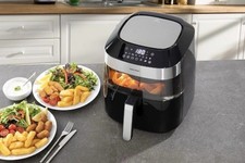 Image of Daewoo Digital Air Fryer With Viewing Window 60Minute Timer 1700W 7 Litres Black