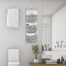 Over Door Hanging Storage Organizer 3 Pocket Wall Closet Bag Bedroom Bathroom