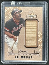 2014 Triple Threads Joe Morgan Unity Jumbo Relics Bat Sepia #/27 Giants