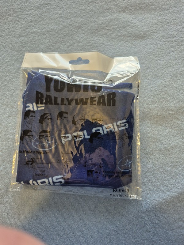 Polaris Scarf Headband Or Beanie Blue