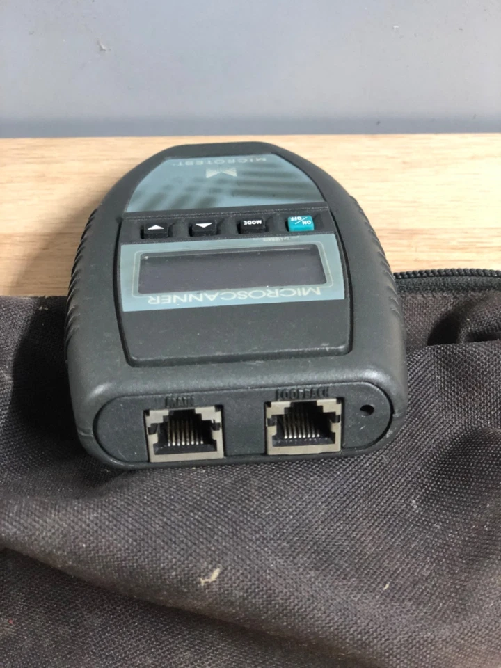 Fluke networks Microscanner Pro / Microtest Cable Tester WITH WIRE MAP ADAPTER - Image 3 of 3