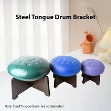 Steel Tongue Drum Bracket Wooden Tongue Drum Stand Percussion Instrument Stand