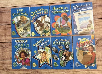 Abeka Reading Program 2nd Grade Readers Lot of 8 Soft Cover Books 2ABCDGHJI