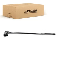 3/8in 18in Long Flex Head Ratchet Drive 40CR 72-Tooth Quick-Release Handle