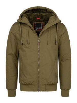 A. Salvarini Herren Winter Jacke Winterjacke warm Kapuze Teddyfell AS320 NEU