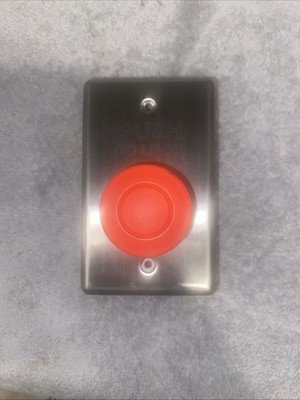 Schneider Elec ZBE-101 Emergency Stop Push Button 22mm Harmony XB4 NO w/cover
