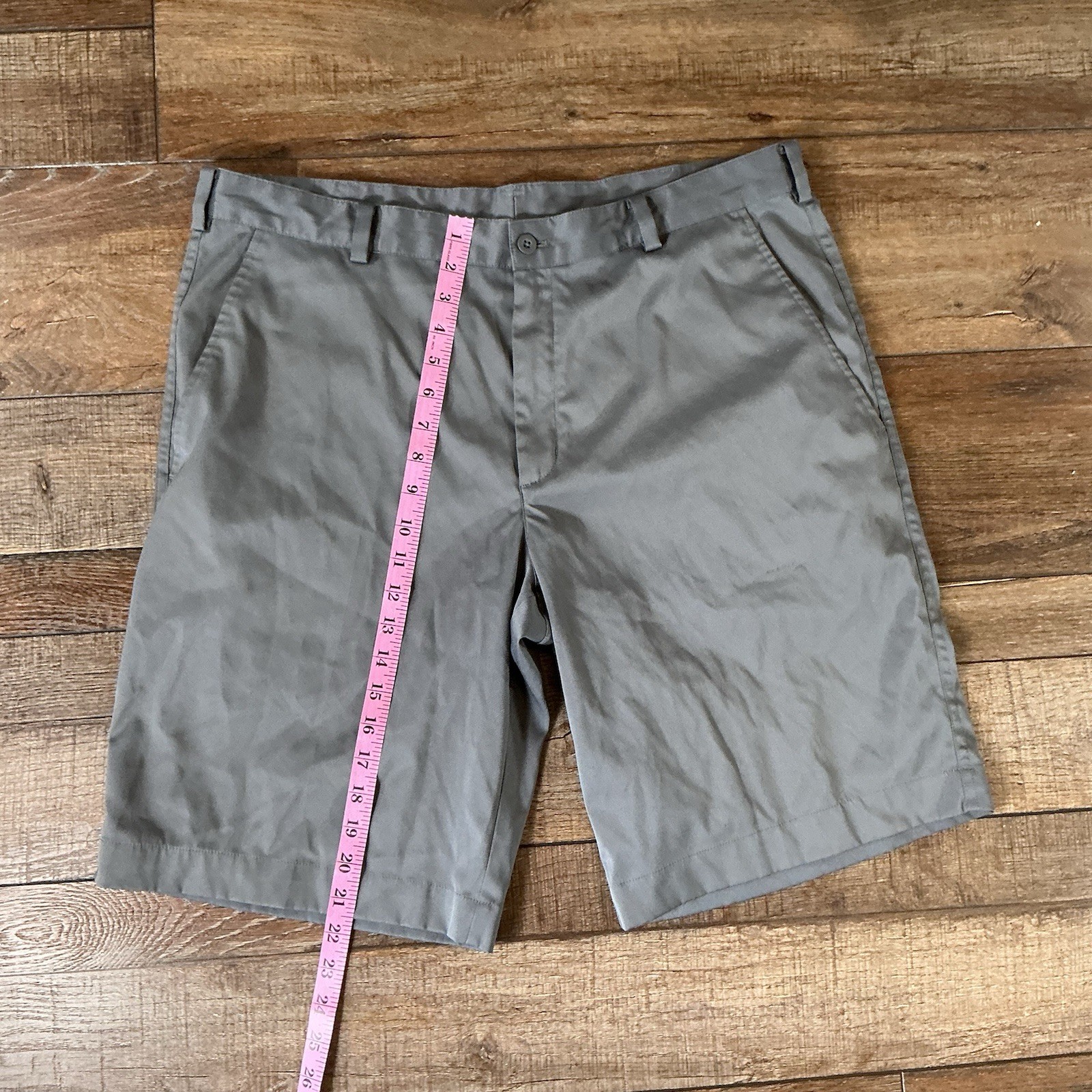 Dri-fit Shorts Men's Sz 36 Gray Performance Lightweight Golfing #51120