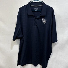 University of North Florida Champion Polo Shirt Adult 3XL Navy Blue