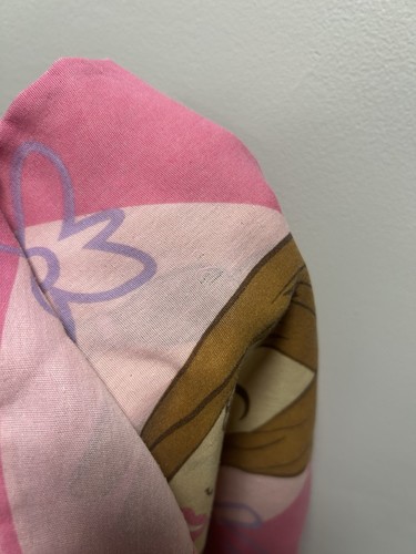 Vintage 2004 Pink Barbie Pillowcase with Colorful Floral and Heart Design - Picture 8 of 8