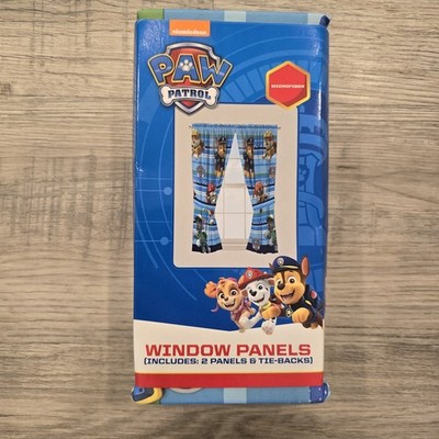 Paw Patrol Microfiber Window Panels Curtains 82 x63 To Fit 36 x48 