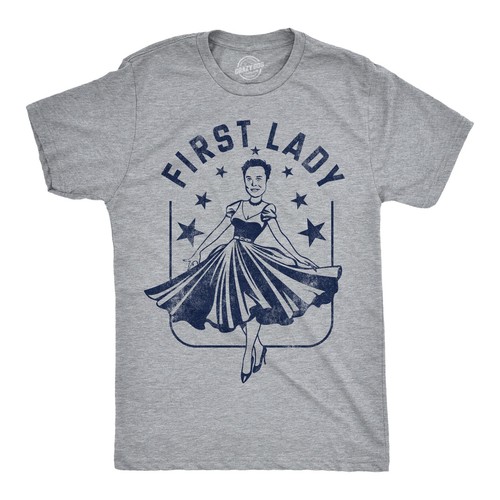 Lustige Herren-T-Shirts First Lady Elon sarkastische politische Grafik Neuheit T-Shirt für