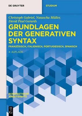 Grundlagen der generativen Syntax | Christoph Gabriel (u. a.) | Taschenbuch