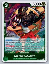 Monkey.D.Luffy OP14-034 Rare The Azure Sea's Seven One Piece Foil Near Mint