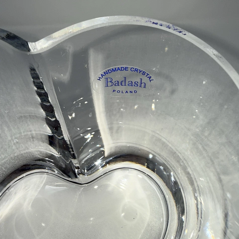 Handmade Crystal Badash Heart From Poland Candy Dish/Bowl - Image 2 of 4