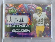 Matthew Golden 2025 Wild Card Splat Galactic Splat Auto 1/1 Packers ROOKIE