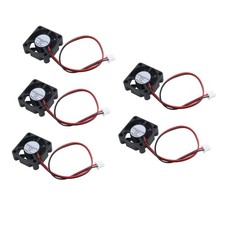 5-Pack 3010 12V DC Brushless Cooling Fan 30x30x10mm for 3D Printer