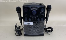Singing Machine SML385BTBK Karaoke System with LED Disco Light - Tested