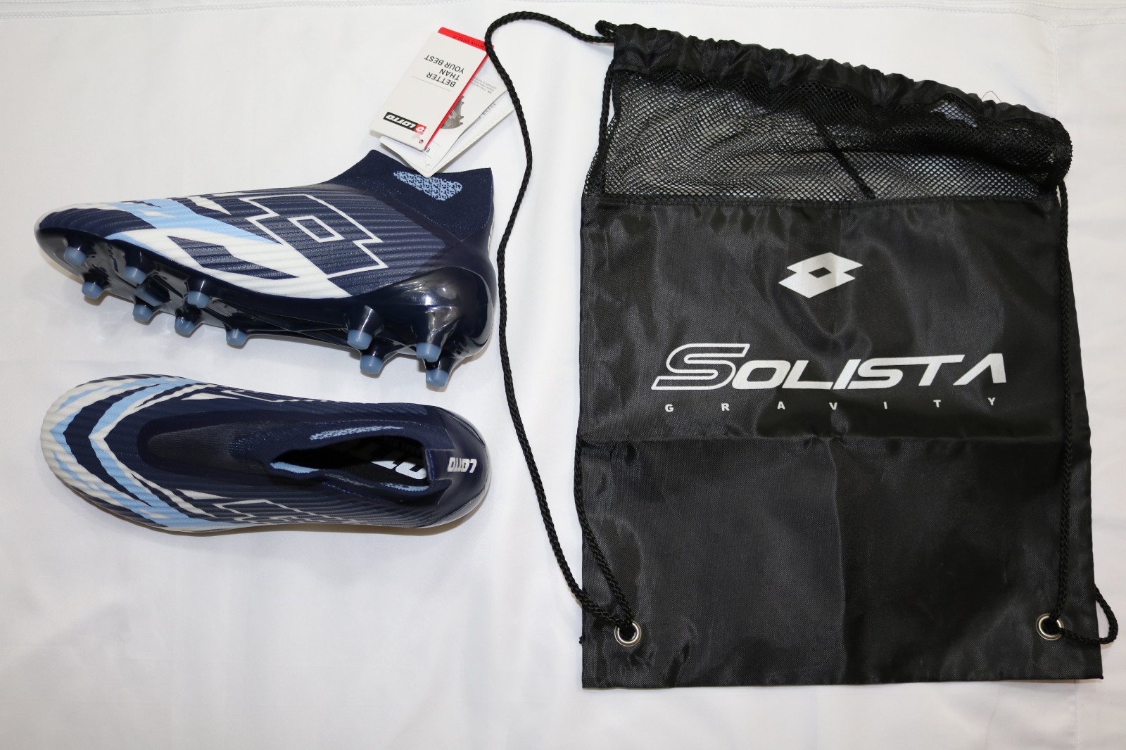 Lotto Solista 100 VI Gravity FG Scarpe Tacchetti Calcio Uomo US Taglia: 9 5