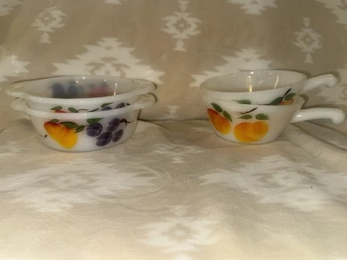 Vintage Fire King Milk Glass Anchor Hocking pieces