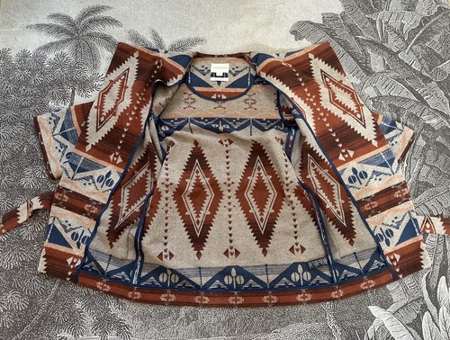 Monsoon Aztec Boho Jacket Stunning Navajo Blanket Coat Rare 2015 Wool Mix 8 / 10 - Picture 11 of 17