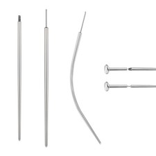 14G 16G 18G 20G Piercing Taper, Stainless Steel Threadless Insertion Pin Screw O