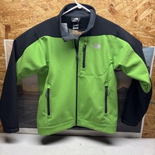 The North Face Mens Small APEX Bionic Softshell Jacket AMVY Green Full Zip