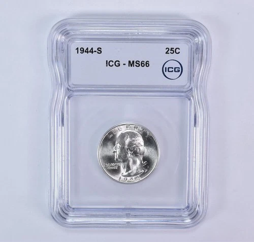 1944-S Washington Quarter MS66 ICG