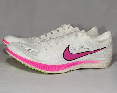 Nike ZoomX Dragonfly White Sail Pink Track Spikes Mens 9.5