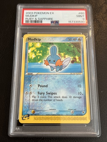 Mudkip graded PSA 9 for sale on eBay