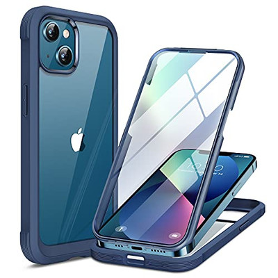 Miracase kompatibel mit iPhone 13 mini Hülle 5,4 Zoll, [Glas Displayschutzfolie]