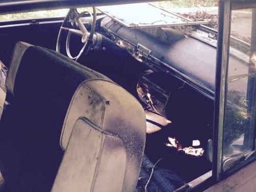 Drivers Kick Panel Trim for 1956 Lincoln Premier 2 Door Hardtop - Picture 8 of 12