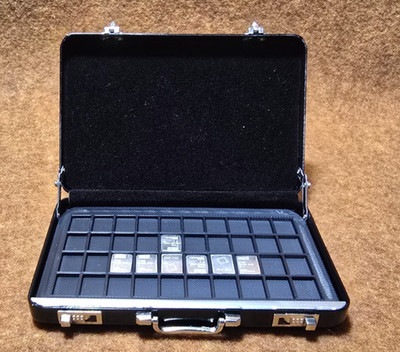 1g Valcambi  Fractional Bullion Bar Mini Briefcase Bullion Storage