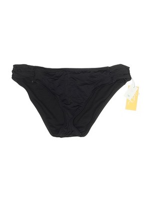 NWT Kona Sol Women Black Swimsuit Bottoms L
