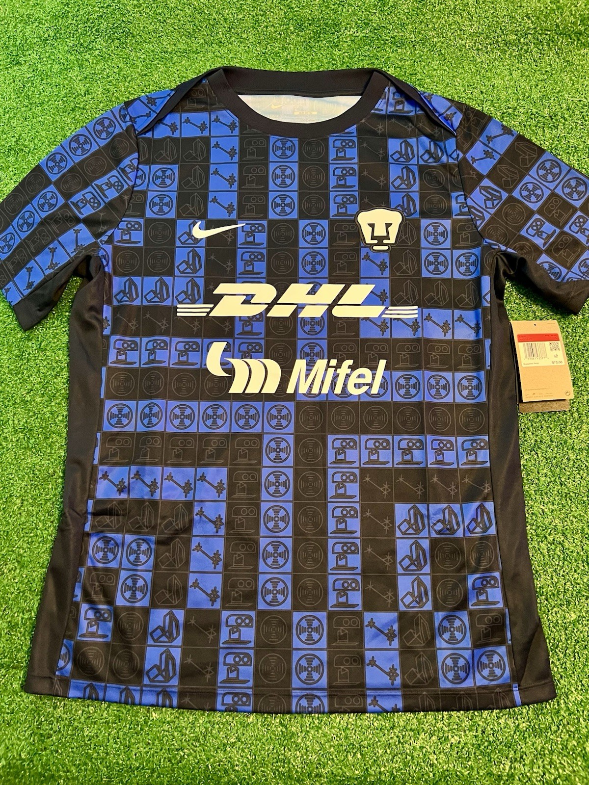 Nike Navy Pumas 2025/26 Jersey Mens Size Large NWT Soccer Jersey Authentic