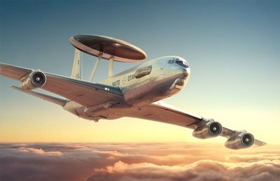1/144 Boeing E-3B Sentry AWACS (Roden 345) New Dec 2025