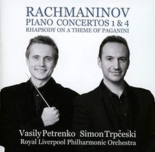 Rachmaninov: Piano Concertos 1  4 - Rhapsody on a Theme of Paganini - CD 4IVG