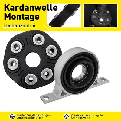 Hardyscheibe Mittellager Lagerung Kardanwelle für BMW 5er E60 E61 6er E63 E64 X3