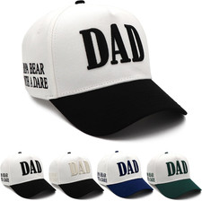 Dad Hats for Men Fathers Day Birthday Gifts for Husband Dad Papa Him Only Dad Ba