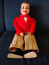 Ricky Little 24" lalka brzuchokwista lata 60. oryginalne ubrania usta