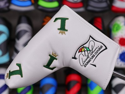 LATROBE C.C.  Arnold Palmer Signature Course WHITE Magnetic Putter Headcover PRG
