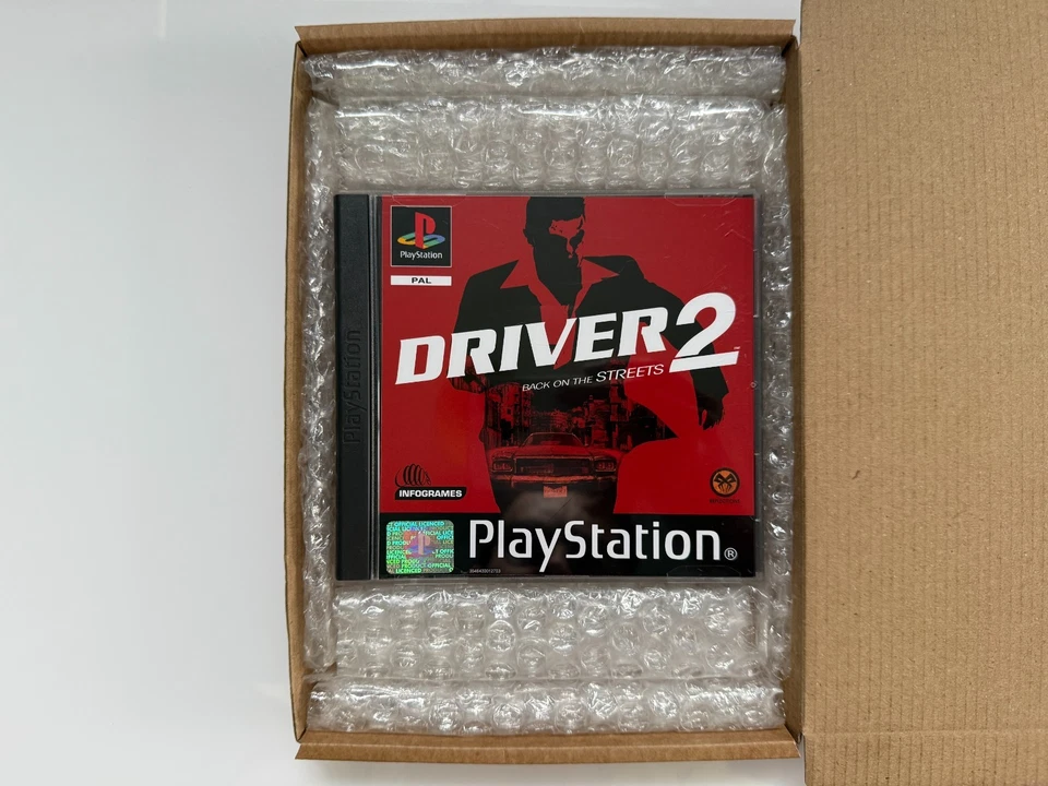 Driver 2 Back on the Streets PS1 - UK PAL VGC CIB with Natural Disc - Tracked - Image 2 of 4