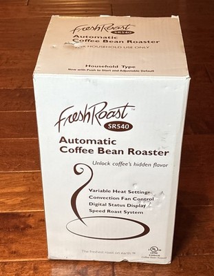 Fresh Roast SR-540 Automatic Coffee Bean Roaster New in Box NIB