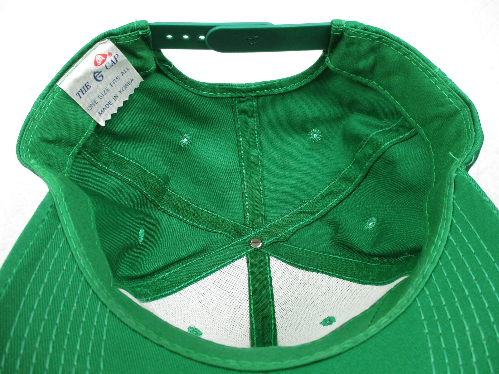 Vermont Hat Cap Snapback Script Green Vintage Spo… - image 9
