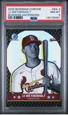 2025 Bowman Chrome - JJ Wetherholt #BA-3 Ascensions Case Hit PSA 8