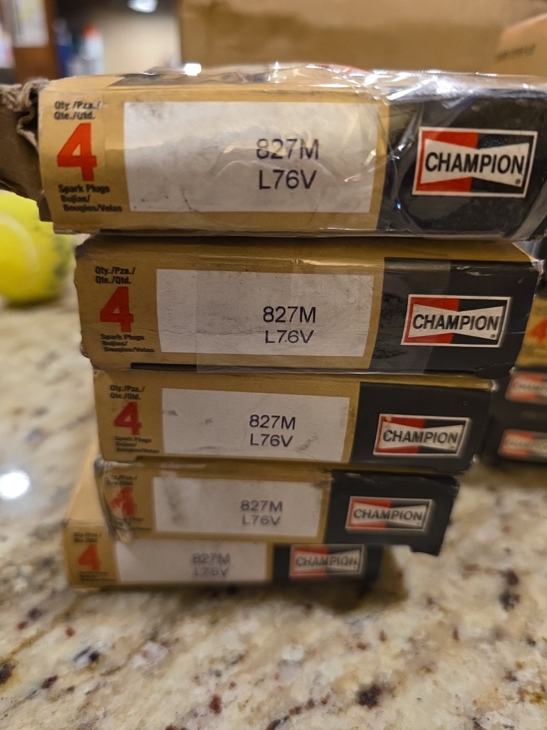 Champion 827M Marine Spark Plug L76V - 4 Pack