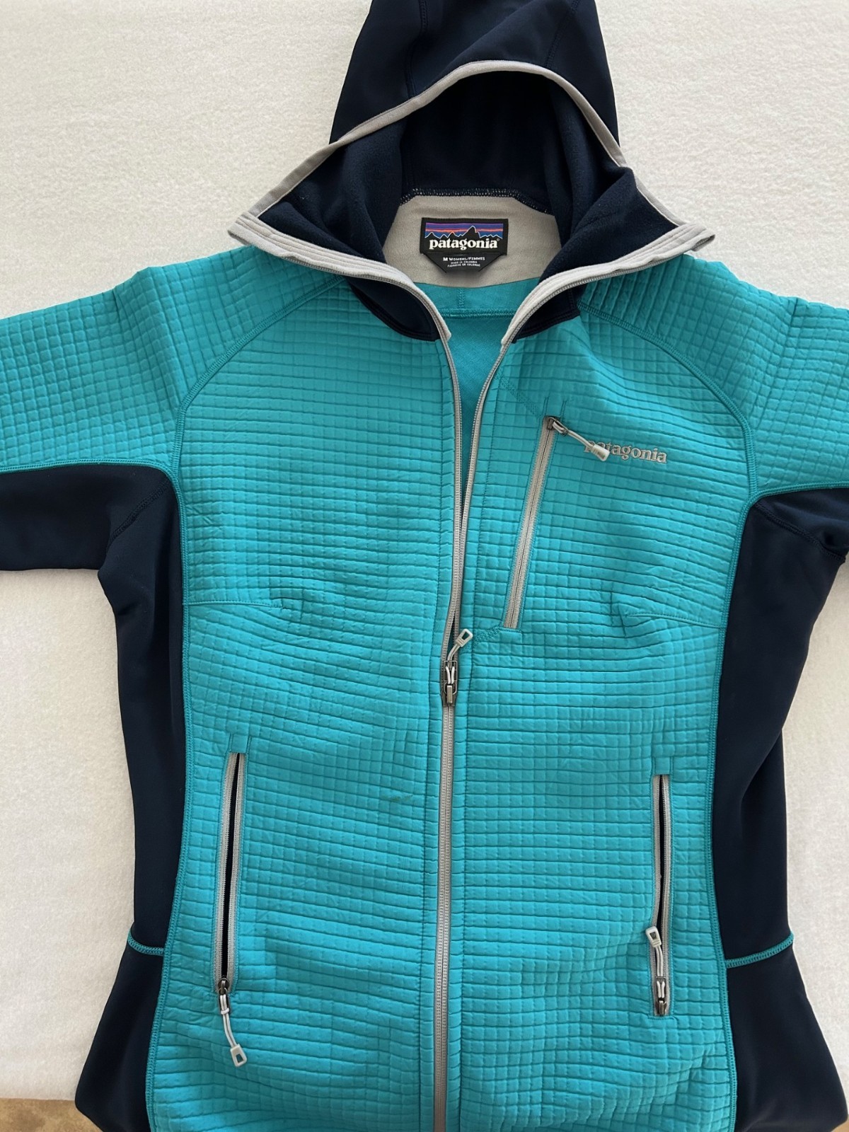 Patagonia Dual Aspect Hoody Full Zip Jacket Hood Blue SZM Performance Outdoors thumbnail 5