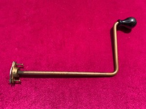 Vintage Columbia Grafonola Original Phonograph Threaded Crank Handle